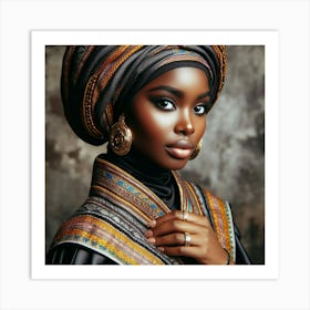 Beautiful African Woman 1 Art Print