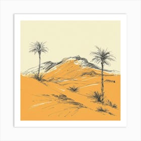 Sahara Desert Art Print