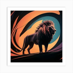 Lion 5 Art Print