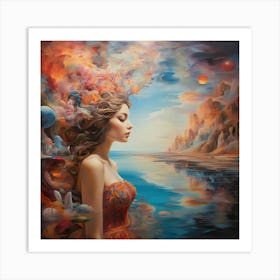 Dream Of A Woman Art Print