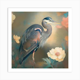 Blue Heron 5 Art Print