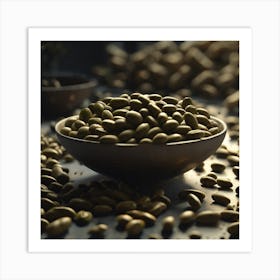 Chia Seeds In A Bowl Art Print