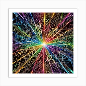 Abstract Fractal 12 Art Print