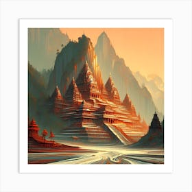 Mountain Temple 3 1 Art Print