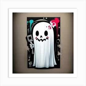 Ghost 5 Art Print