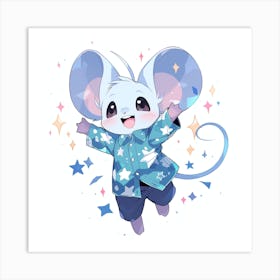 Cute Mouse Art Print