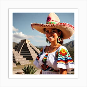 Mexican Girl 65 Art Print