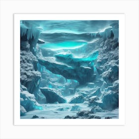 Ice Cave Art Print