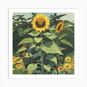 Sunflower 🌻 🌻 🌻  Art Print
