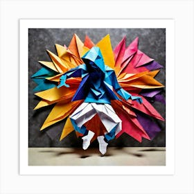 Origami Dancer 143 Art Print