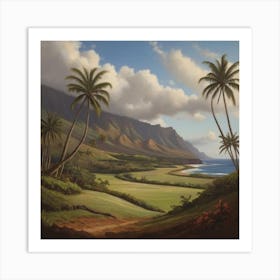 Hawaiian Landscape 1 Art Print