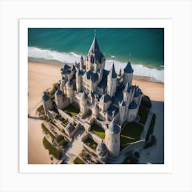 Castle On The Beach Art Print