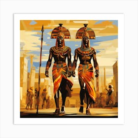 Two Egyptian Men Art Print