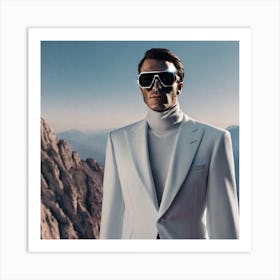 Man In White Suit Art Print