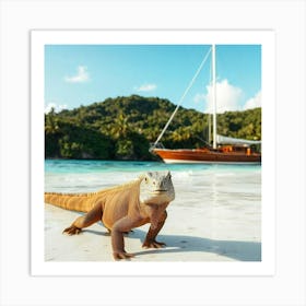 Island Majesty: A Close Encounter Art Print