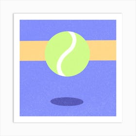 Tennis Ball Square Art Print