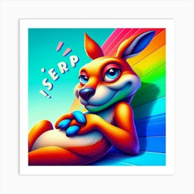 Cute Serp Art Print