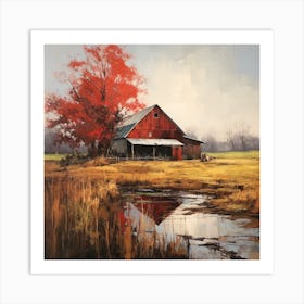 Red Barn 1 Art Print