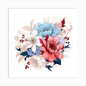 Floral Bouquet Art Print