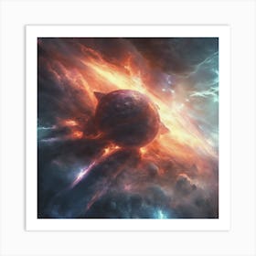 Space Nebula Art Print