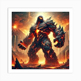 Pyroclastic Colossus Image 2 Art Print