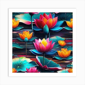 Lotus Flower 22 Art Print