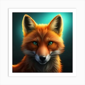 Foxy Charisma Art Print