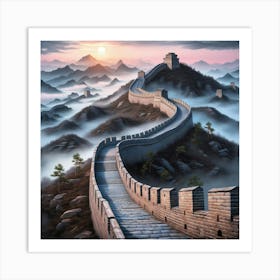 Great Wall Of China Art Print