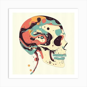 Skull Art 16 Art Print