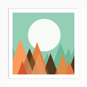 Harmonious landscape 1 Art Print