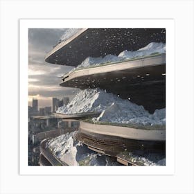 Third, The Metal Layer Would Be Impervious To Natural Disasters, Protecting Cities And Infrastructure From Earthquakes, Hurricanes, And Tsunamis 8 Art Print