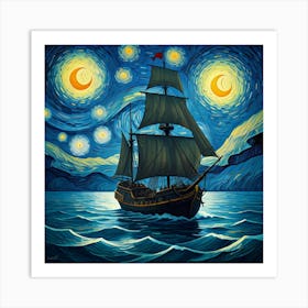 Starry Night 6 Art Print