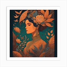 Asian Woman Art Print