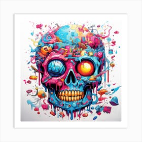 Skull Art 6 Art Print