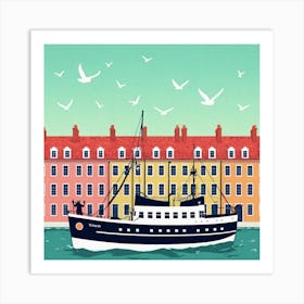 Swedish City Art Print