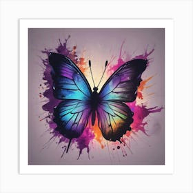 Butterfly Painting 281 Art Print