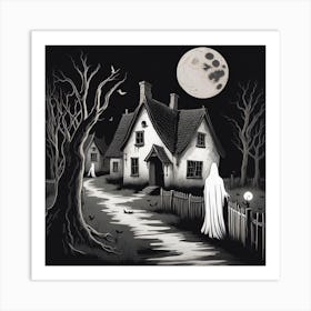 Ghost In The House Art Print