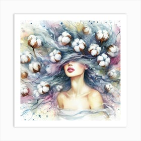 Cotton Girl 3 Art Print