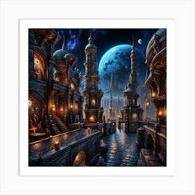 Fantasy City 36 Art Print