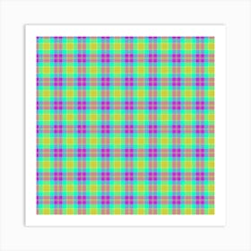 Checkered Pattern 1 Art Print