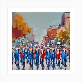 Marching Band Art Print