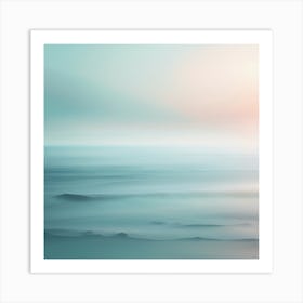 Sunset Over The Ocean 1 Art Print