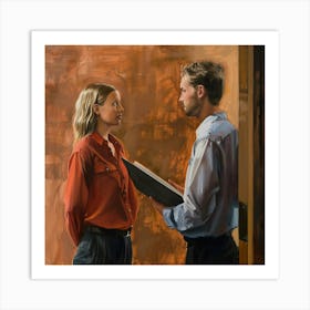 Man And A Woman Art Print