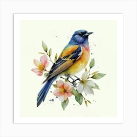 Bird On A Branch 3 Art Print