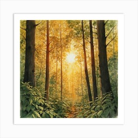 Path In The Woods 2 Art Print