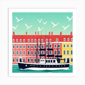 Swedish City 5 Art Print