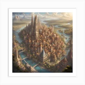 Ancient Wonders Art Print