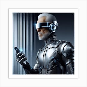 Futuristic Man 43 Art Print