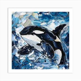 Orca Whale 2 Art Print