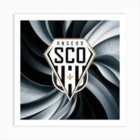 Angers SCO Logo Wall Arts 11 Art Print